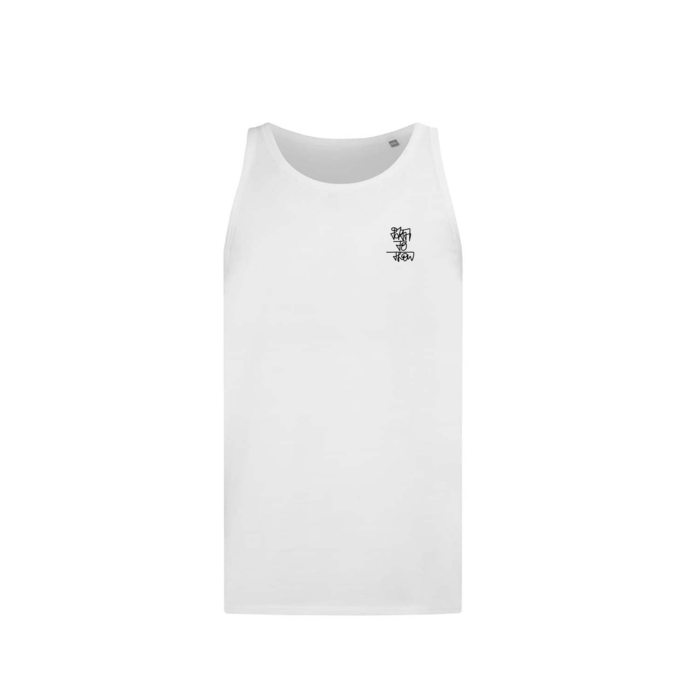 Tank Top "PTF" - Herren Weiss Tank Top "PTF" - Herren Weiss