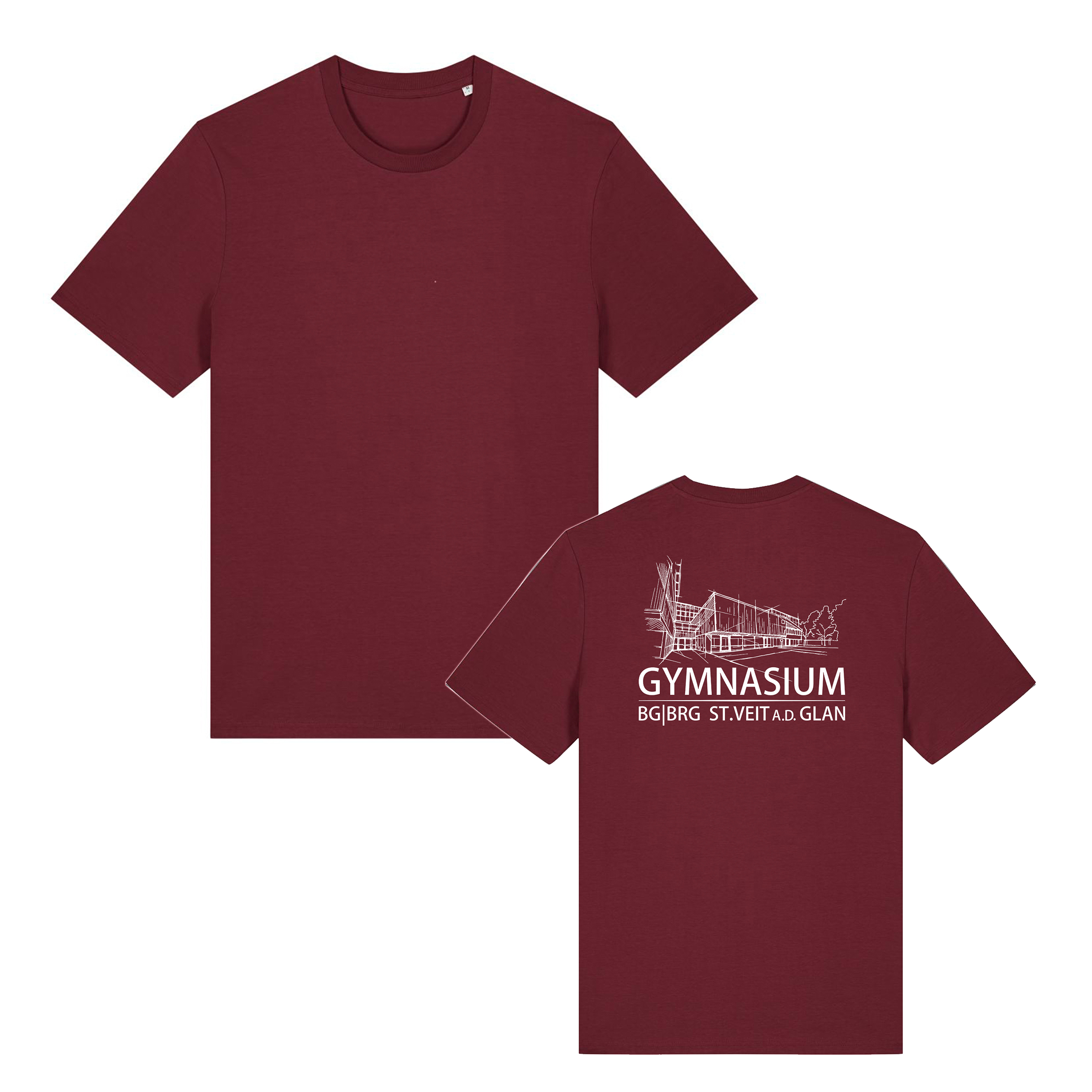 T-Shirt "GYMSTVEIT" 2.0 - Kinder - Burgundy T-Shirt "GYMSTVEIT" 2.0 - Kinder - Burgundy