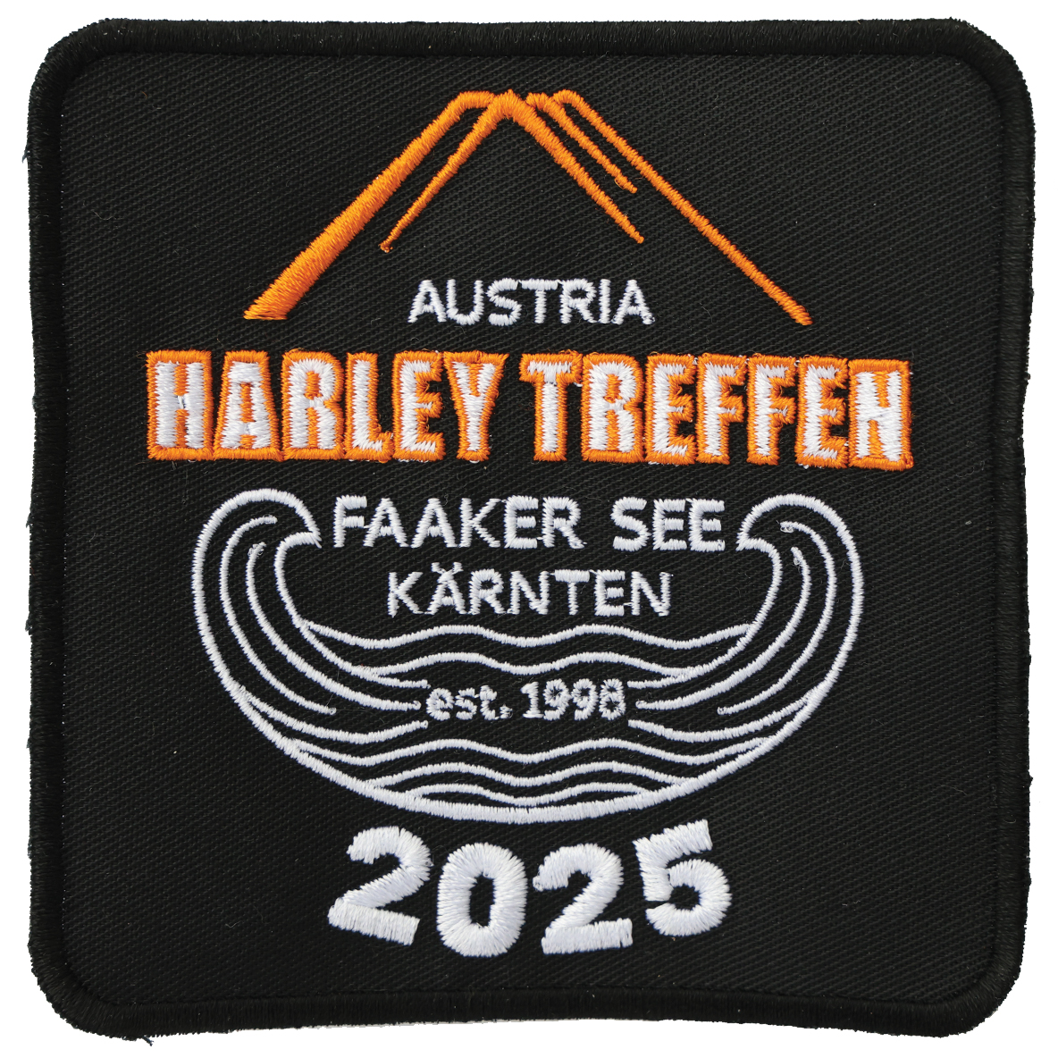 Stickaufnäher "HARLEY TREFFEN 2025" Stickaufnäher "HARLEY TREFFEN 2025"