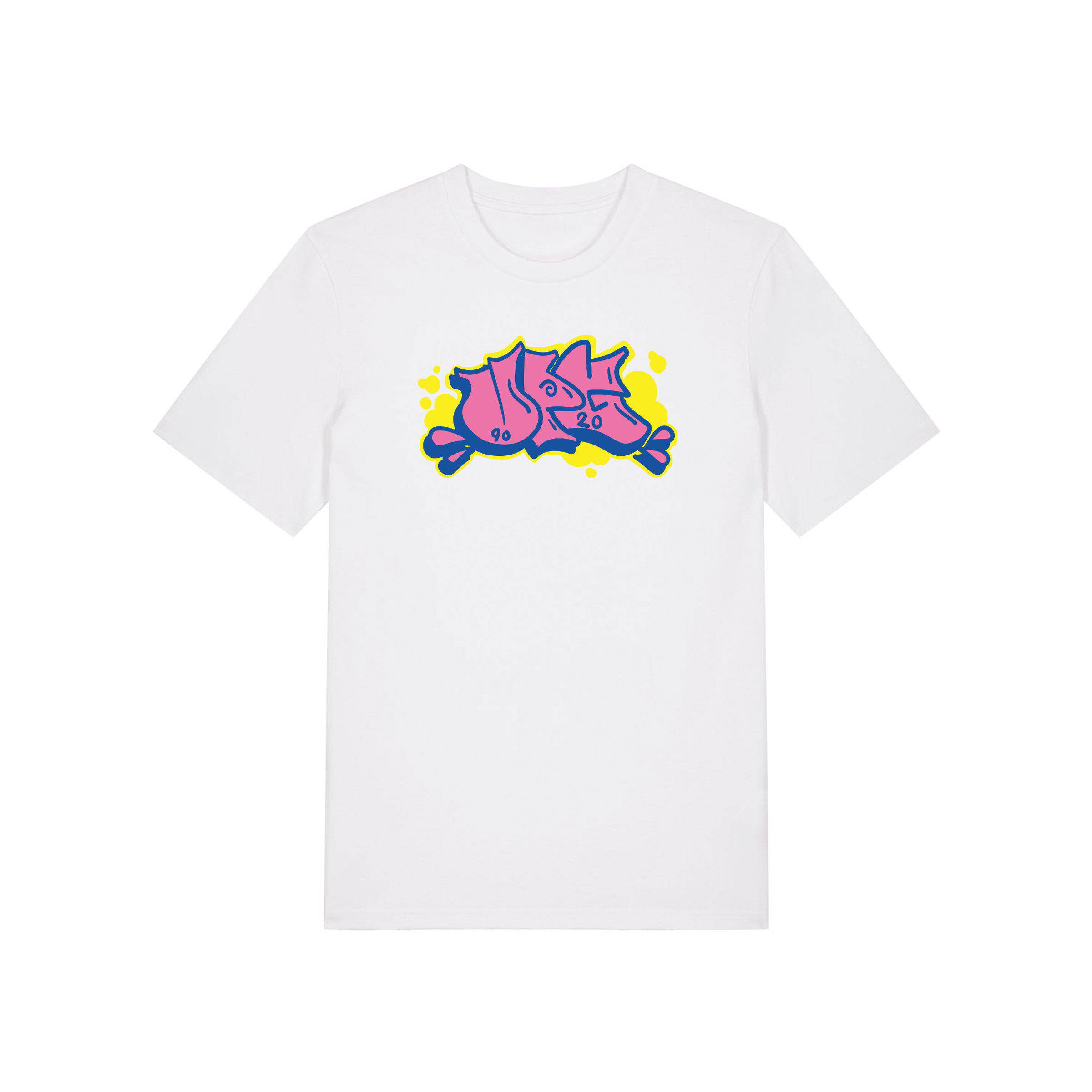 T-Shirt "UPG BUBBLEGUM" - Unisex Weiss T-Shirt "UPG BUBBLEGUM" - Unisex Weiss