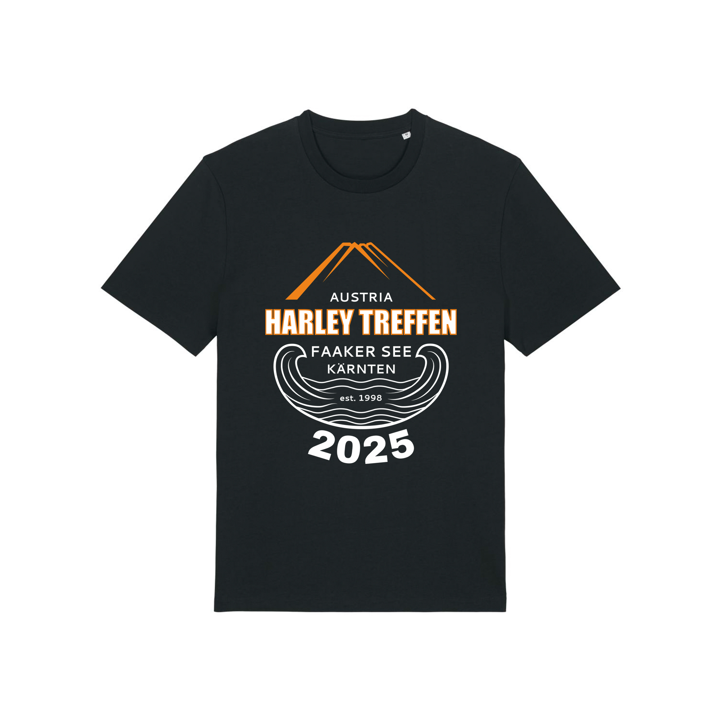 T-Shirt "HARLEY TREFFEN 2025" - Unisex - Schwarz