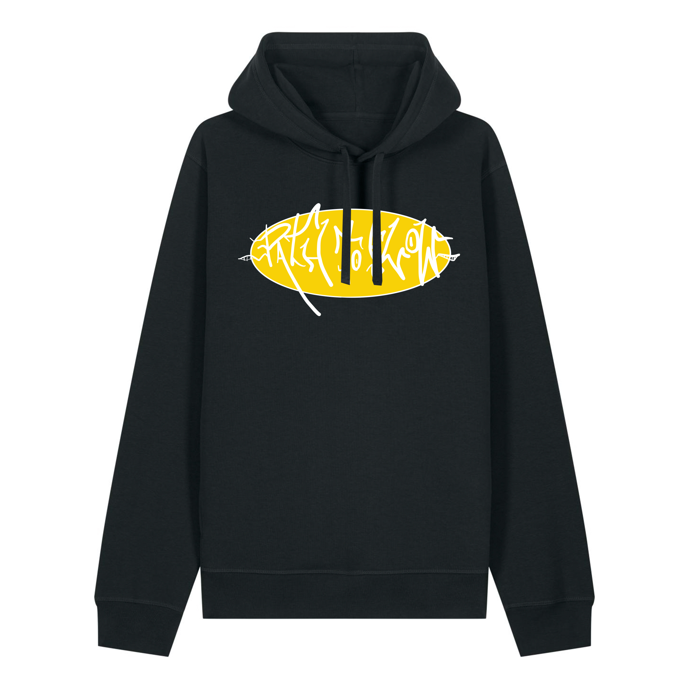 Hoody "PTF PATCHYELLOW" - Unisex Schwarz Hoody "PTF PATCHYELLOW" - Unisex Schwarz